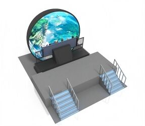 Cinema volante sospeso a cupola 5D