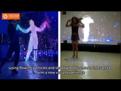 Proiettore interattivo per giochi Sistema di proiezione murale per parco divertimenti