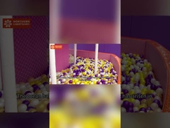 Bambino colorato Parco giochi per bambini piccoli plastico morbido anti-flessibile Ocean Ball Pit Ball