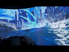 Cinema 4k HD Indoor Curved Projection Screen 3D Flight Orbital Special Effects Cinema