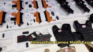 Produttore cinese Kids CS Laser Tag Gun Set Luoghi di attività indoor Attrezzature per giochi di battaglia multigiocatore