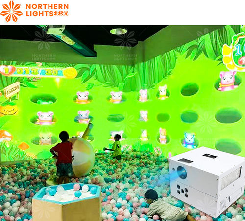 Ultime notizie aziendali su Bambini Indoor 3d All-In-One Interattivo Lancia Proiezione a Parete Gioco di lancio di palla