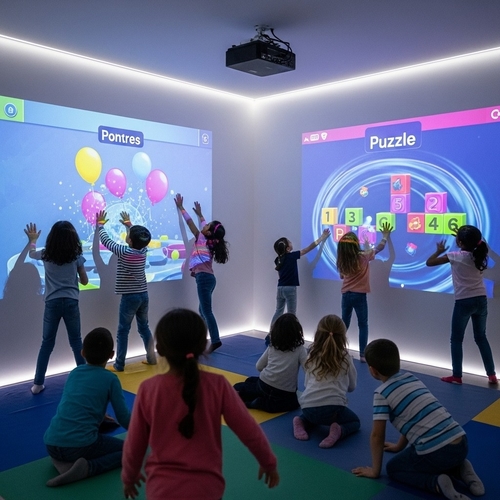 Ultime notizie aziendali su Padroneggiare il futuro del divertimento: Guida ai giochi di proiezione interattiva sul muro
