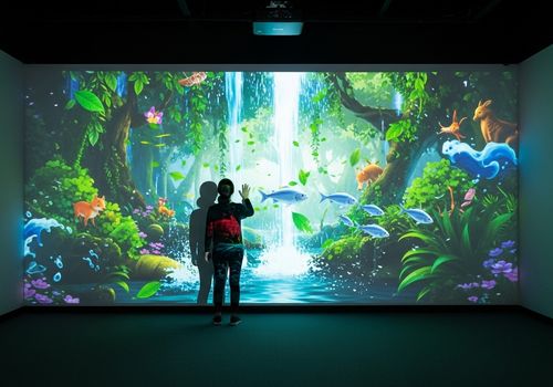 Ultime notizie aziendali su Interactive Wall Projection: A Spatial Magic Trick That Delivers High ROI at Low Cost