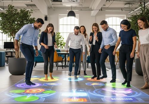 Ultime notizie aziendali su Interactive Floor Projection: How Gamified Content Transforms “Spectators” into “Players”