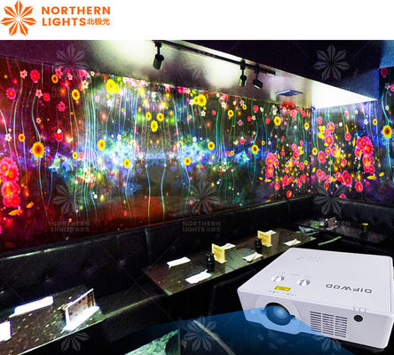 Buon prezzo 3200 Lumens Proiettore interattivo per pareti Proiezione immersiva per pareti Decorazione KTV in linea
