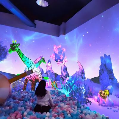 Buon prezzo Giochi di proiezione interattiva su parete sfondando palle Sistema di proiettore interattivo in linea