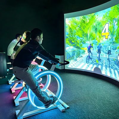 Buon prezzo 1280x800 AR Interactive Wall System Exercise Bike Con Giochi Interattivi in linea