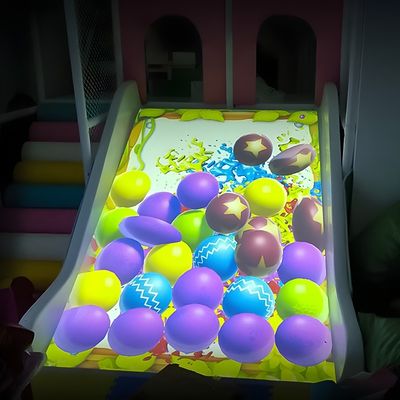 Buon prezzo Parco giochi interno per bambini giochi di diapositive di proiezione interattiva in linea