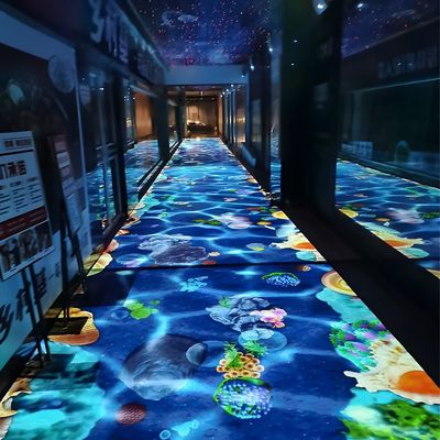 Buon prezzo Proiezione olografica sul pavimento Camera immersiva 3200 lumens Sistema di proiezione sul pavimento in linea