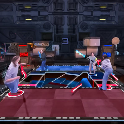 Buon prezzo Giochi di proiettore AR Interattivo Spade Laser Duello Immersive Playground in linea