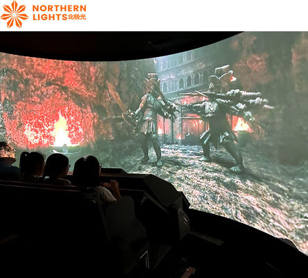 Buon prezzo Lumi settentrionali Simulatore Cinema 5d Visual Motion Immersive Orbital Cinema in linea