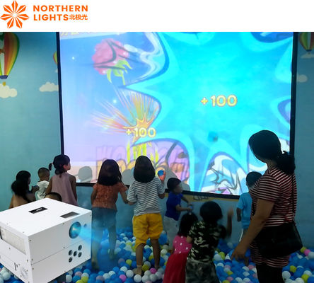 Buon prezzo 110V-250V Giochi interattivi Proiettore 3400 Lm Proiettore Interattivo Parete in linea