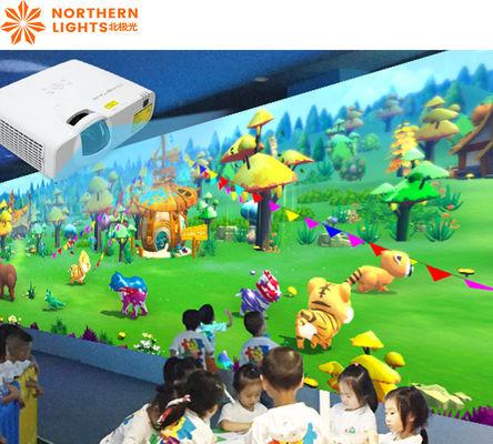 Buon prezzo 3400 Lumens Bambini Interattivo giochi di pittura Interattivo sistema di proiezione murale in linea