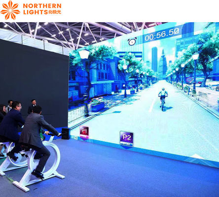 Buon prezzo AR Interactive Bike Gioco Proiettore Exercise Bike Con Giochi Interattivi in linea