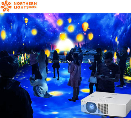 Buon prezzo Northern Lights Immersive Room Projector 3200 Lumens Proiezione interattiva sul pavimento in linea