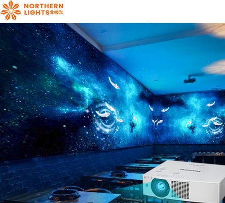 Buon prezzo Proiezione immersiva a 360° Proiettore interattivo a parete 3 canali in linea