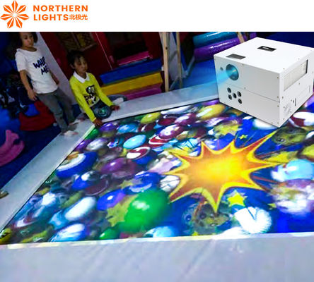 Buon prezzo Proiezione interattiva del pavimento del trampolino 3500 lumens per il parco giochi interno in linea