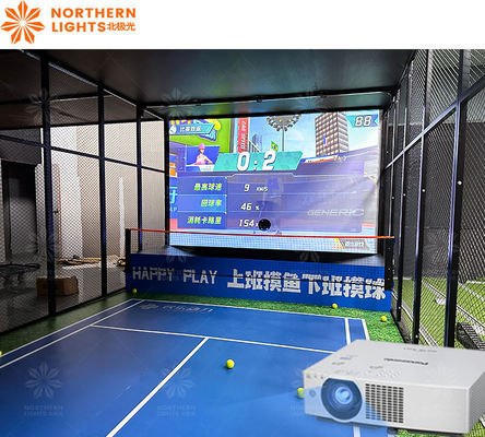 Buon prezzo 2024 Nuovo Hot Sale Indoor Intelligent Simulation Tennis Experience Hall Sport in linea