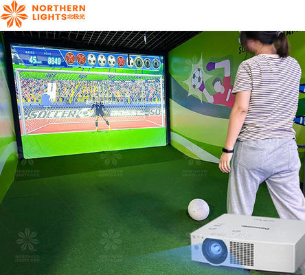 Buon prezzo Ar Proiettore di giochi di calcio Simulatore di giochi Sistema interattivo in linea