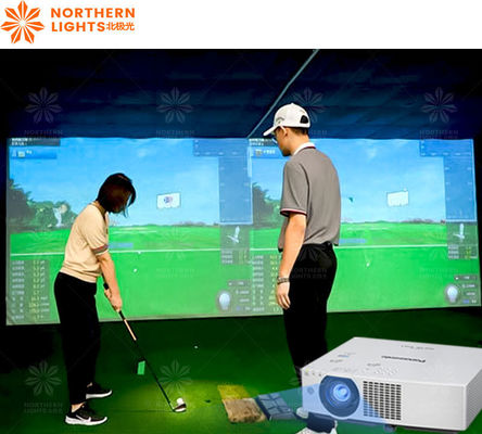 Buon prezzo Proiezione 3D Virtual Home Indoor Golf Simulator Complete Golf Simulator in linea