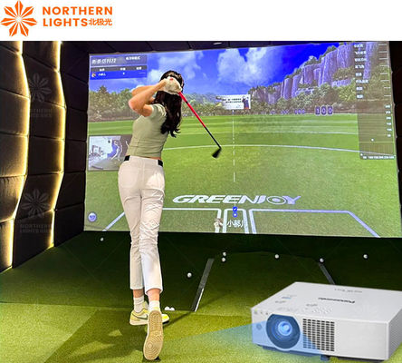 Buon prezzo Proiezione 3d Indoor Infrared Induction Golf Simulation Trainer Golf Simulator in linea
