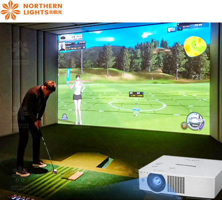 Buon prezzo Proiezione 3d Indoor Infrared Induction Golf Simulation Trainer Golf Simulator in linea