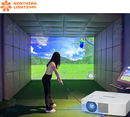 Buon prezzo Dispositivo di misurazione della palla a infrarossi del simulatore di golf schermo resistente agli urti in linea