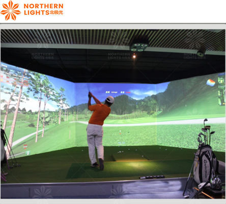 Buon prezzo Prodotto sportivo di alta qualità Simulatore di proiezione di golf indoor in linea