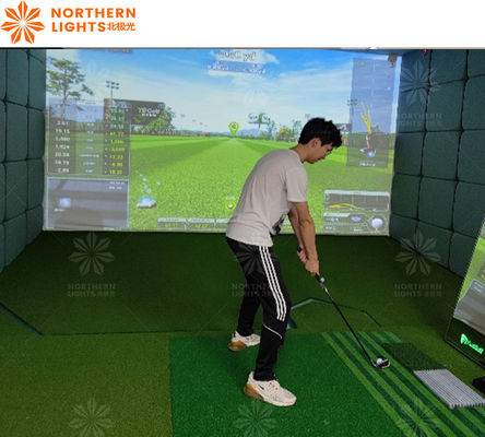 Buon prezzo Parco di divertimenti Simulatore di golf Attrezzature di gioco in linea