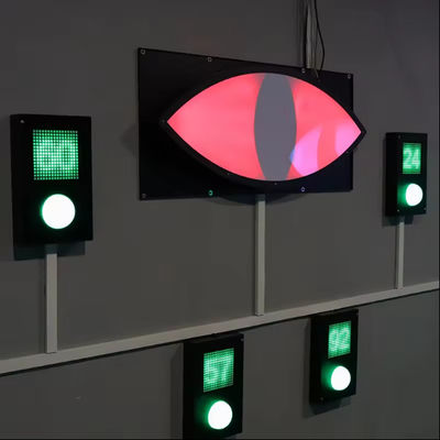 Buon prezzo Muro Interattivo Nascondete Premete il Tasto Numero di Conteggio Luce a Led Attiva Gioco Occhi Cattivi in linea