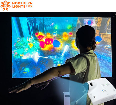 Buon prezzo Proiezione 3D Proiezione interattiva Macchina guerriera Intrattenimento per bambini in linea