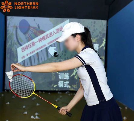 Buon prezzo Indoor Badminton Fitness Equipment Simulatore di realtà virtuale Gioco sportivo di allenamento in linea