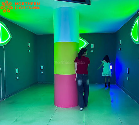 Buon prezzo Muro Interattivo Nascondete Premete il Tasto Numero di Conteggio Luce a Led Attiva Gioco Occhi Cattivi in linea