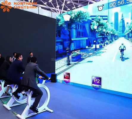 Buon prezzo Virtual Cycling Fitness Spinning Bike Interattivo Smart Park Sport Fitness Proiezione in linea