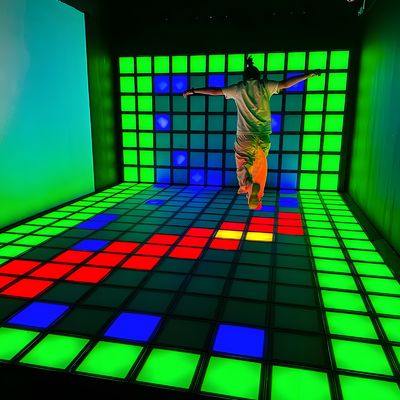 Buon prezzo Pavimento di ballo per giochi attivi sensibile alla luce Led Pavimento per il parco a tema Sala giochi in linea