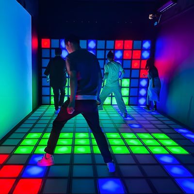 Buon prezzo Gioco Super Grid Pixel 30x30cm Interattiva luce Vloer Lava Gioco Attivo Led Pavimento in linea