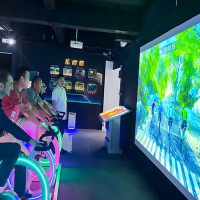 Buon prezzo Bici di esercizio con videoproiettore Gioco di proiezione interattiva Simulatore ciclistico in linea