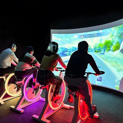Buon prezzo Bici di esercizio con videoproiettore Gioco di proiezione interattiva Simulatore ciclistico in linea