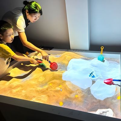 Buon prezzo Parco a tema interattivo Magic AR Sand Tabella Sand Box Bambini Proiettore Interattivo Giochi AR Sandbox Parco giochi interno in linea