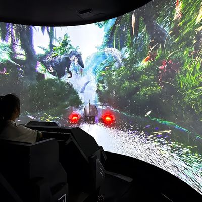 Buon prezzo Simulatore di realtà virtuale dinamico Proiezione di parete di pista cinematografica in linea