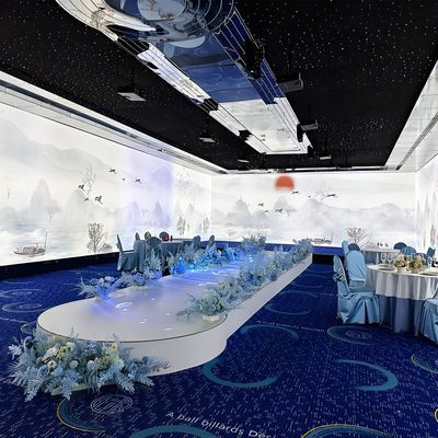 Buon prezzo Innovativa soluzione di proiezione spaziale immersiva per la sala banchetti di nozze olografica in linea