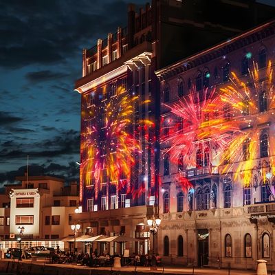 Buon prezzo Proiezione interattiva di pareti esterne Faccata di edifici architettonici Arte digitale 3D Proiezione video in linea