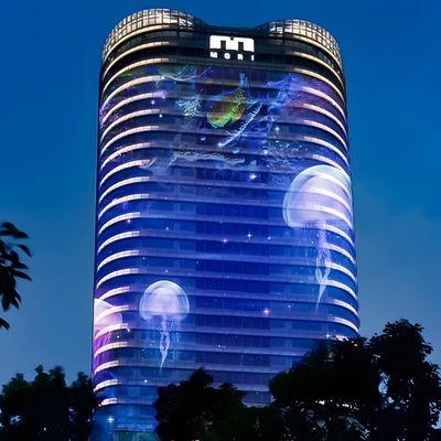 Buon prezzo Mapping 3D su larga scala Proiezione Video animazione Edificio 3D Video facciata Mapping in linea