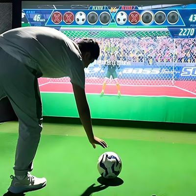 Buon prezzo Giochi Indoor Robot Portiere Gioco di tiro Intelligente Interattivo Calcio in linea