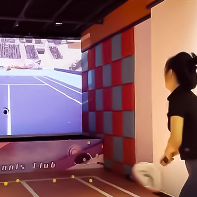 Buon prezzo Vendita calda Indoor Ar Tennis attrezzature Simulatore di gioco VR Simulatore in linea