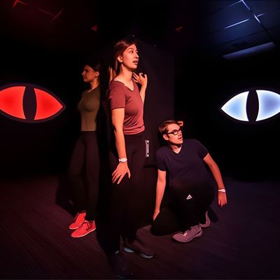 Buon prezzo Muro Interattivo Nascondete Premete il Tasto Numero di Conteggio Luce a Led Attiva Gioco Occhi Cattivi in linea