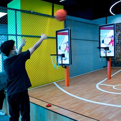 Buon prezzo Macchina per giochi di basket in metallo per interni pieghevole in linea