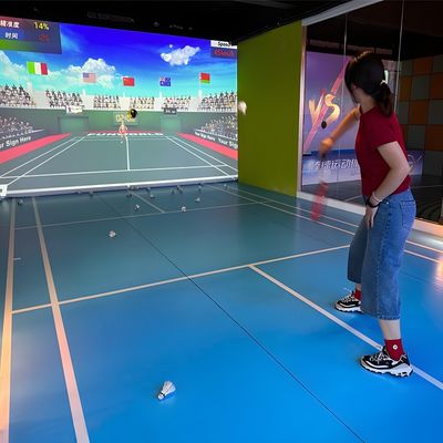 Buon prezzo AR Sport Fitness Giochi Attrezzature di movimento Parco di divertimenti al coperto Prodotto Simulato Badminton in linea