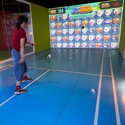 Buon prezzo Indoor Badminton Fitness Equipment Simulatore di realtà virtuale Gioco sportivo di allenamento in linea